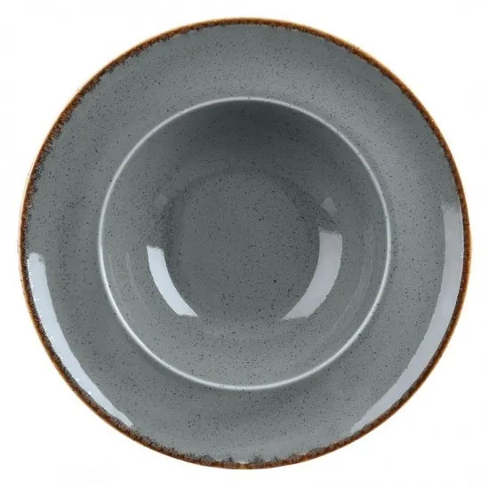 Grey Seasons Storm Pasta Plate 30cm