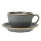Dark Grey Seasons Storm Saucer 16cm