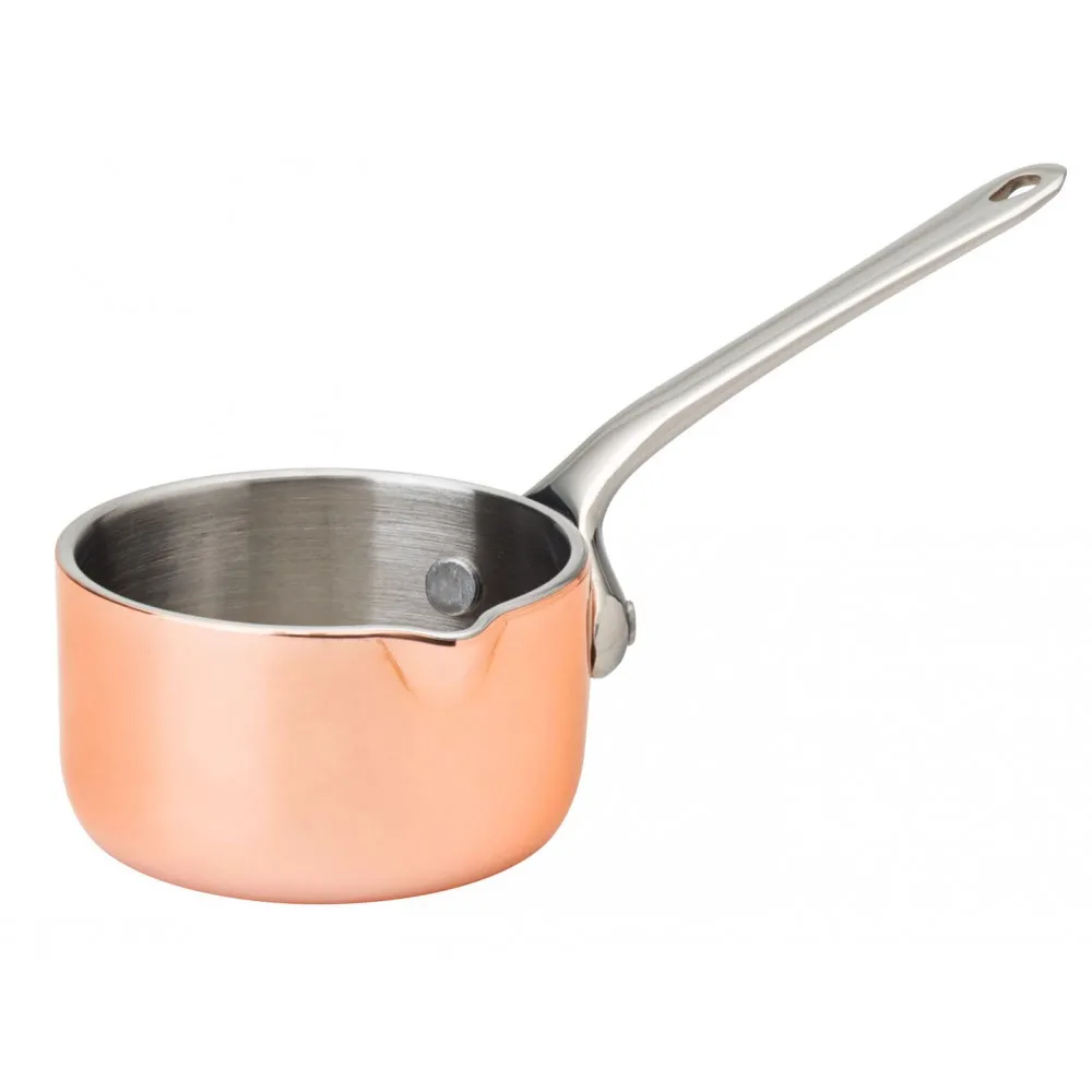 Mini Copper Pres Saucepan With Lip 2.25'' (5.5cm) X 6