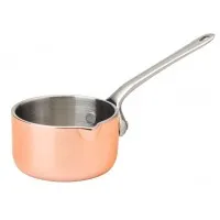 Mini Copper Pres Saucepan With Lip 2.25'' (5.5cm) X 6