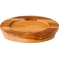 Round Wood Board 14cm X 6