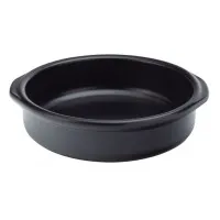 Black Tapas Dish 6.75'' (17cm) X 8