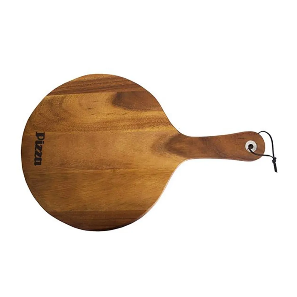 Wooden Presentation Round Pizza Board 30cm