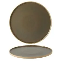 Rustico Fawn Walled Plate 31cm X 6