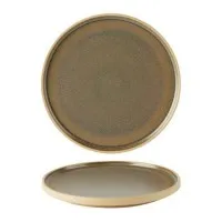 Rustico Fawn Walled Plate 21cm X 6
