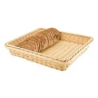 Polypropylene Rattan Basket Nature 32.5 X 26.5cm