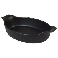 Funcina Black Eared Oval Roaster 22cm X 13cm