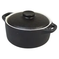 Fucina Black Mini Casserole Pot 10cm