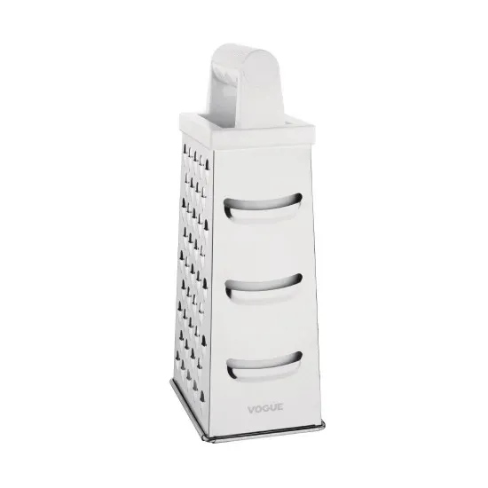 Stainless Steel with Handle on Top Grater 4 Way 9''