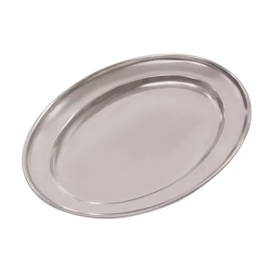 Stainless Steel Oval Platter S/s 23cm
