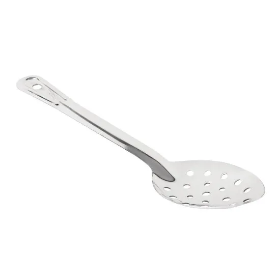 Stainless Steel Straining Spoon 12'' S/s