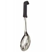 Serving Spoon Slotted 34cm Black Handle