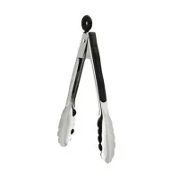 Tongs S/s With Black Handle 9''