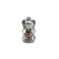 C/m Ascot 100mm Clr/ss Salt Mill