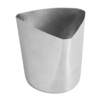 French Fry Cup S/s Triangle Mouth Mirror Finish Satin Finish