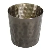 Large Presentation Cup 8.5cm Hammered Black