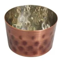 Small Presentation Cup B8x5cm Hammered Antique Copper