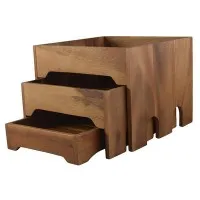 Acicia Wood Drawer Display Box