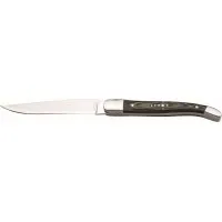 Laguiole Dark Wood Handled Steak Knife X 12