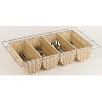 Poly Rattan Cutlery Basket 53x32.5cm