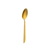 Orca Matt Gold Tea Spoon X 12