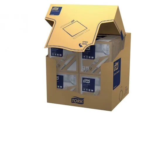 Tork Dinner Napkin Biscuit 39/2 4 Fold X 1800