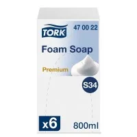 Tork S34  Foam Soap Luxury 800ml X 6