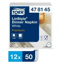 Tork Linstyle Napkin 8 Fold White X 700