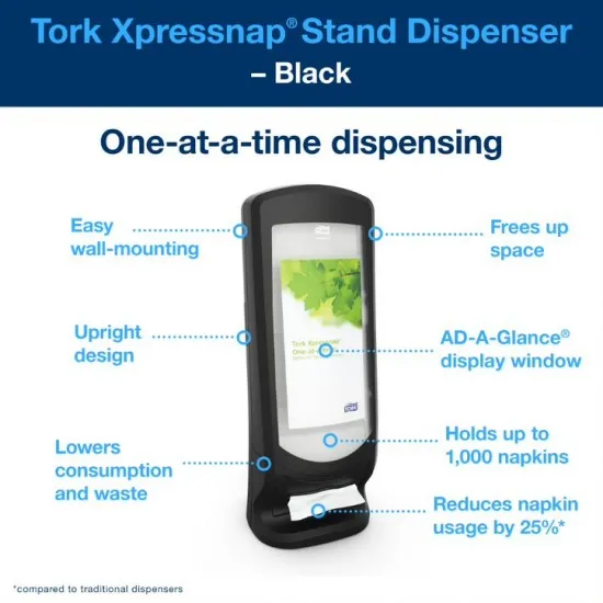 Tork Xpress Napkin Stand Black N4