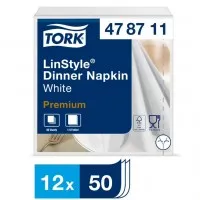 Tork Linstyle Napkin White 4 Fold X 700