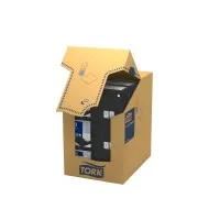 Tork Linstyle Black Cocktail Napkin X 1400