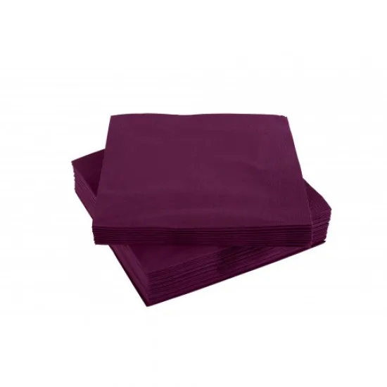 Pack of Tork Lunch Napkin 33/2  Purple X 2000