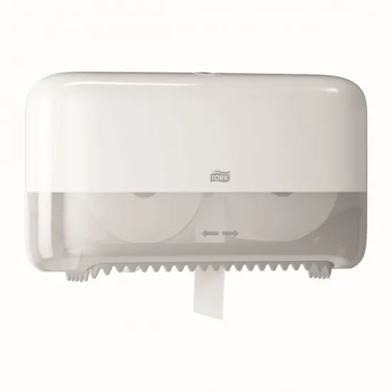 Tork T7 Mid Size T/roll Twin Disp White