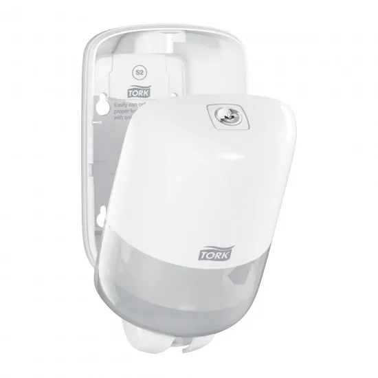 Tork S2 White Mini Liquid Soap Dispenser