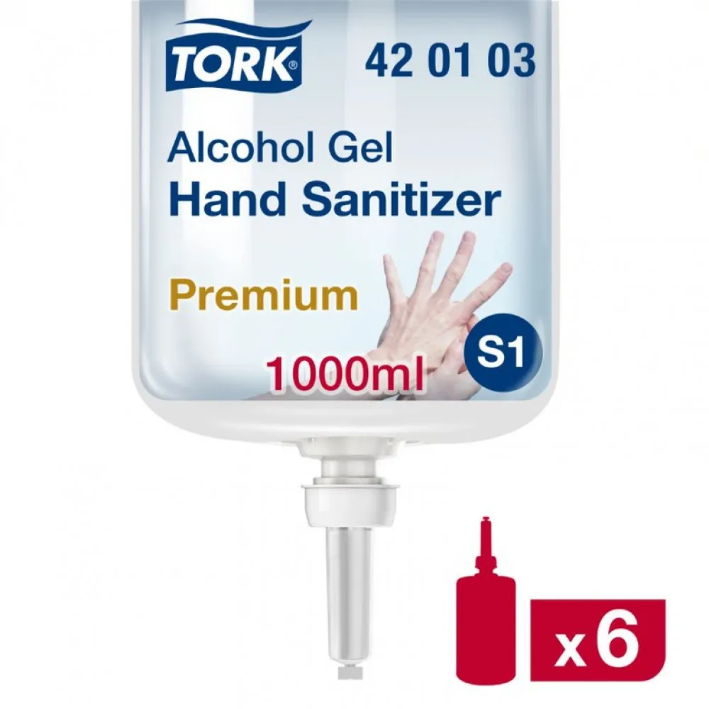 Tork S1 Alcohol Gel Hand Sanitiser 6 X 1000ml