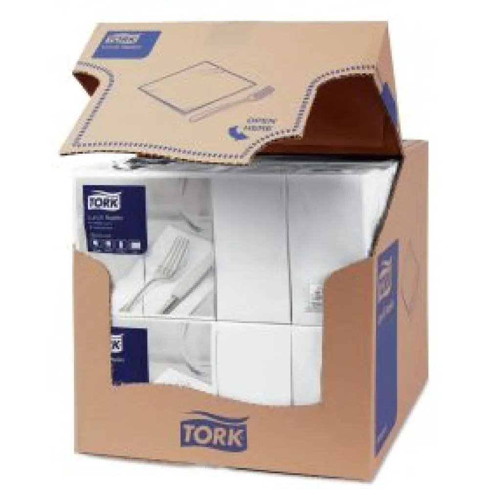 White 8 Fold 32cm Lunch Napkin X 2000