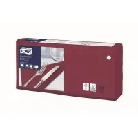 Tork Bordeaux Red 32/2 Lunch Napkin X 2000