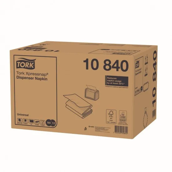 Tork Xpressnap White N4 Dispenser Napkin X 9000
