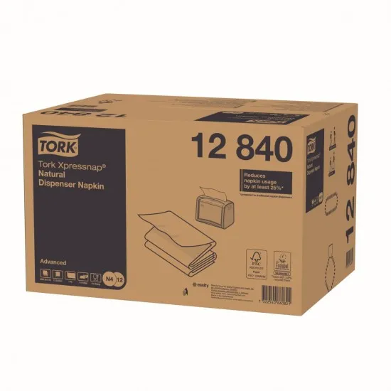 Tork Xpressnap Natural N4 Dispenser Napkin X 9000
