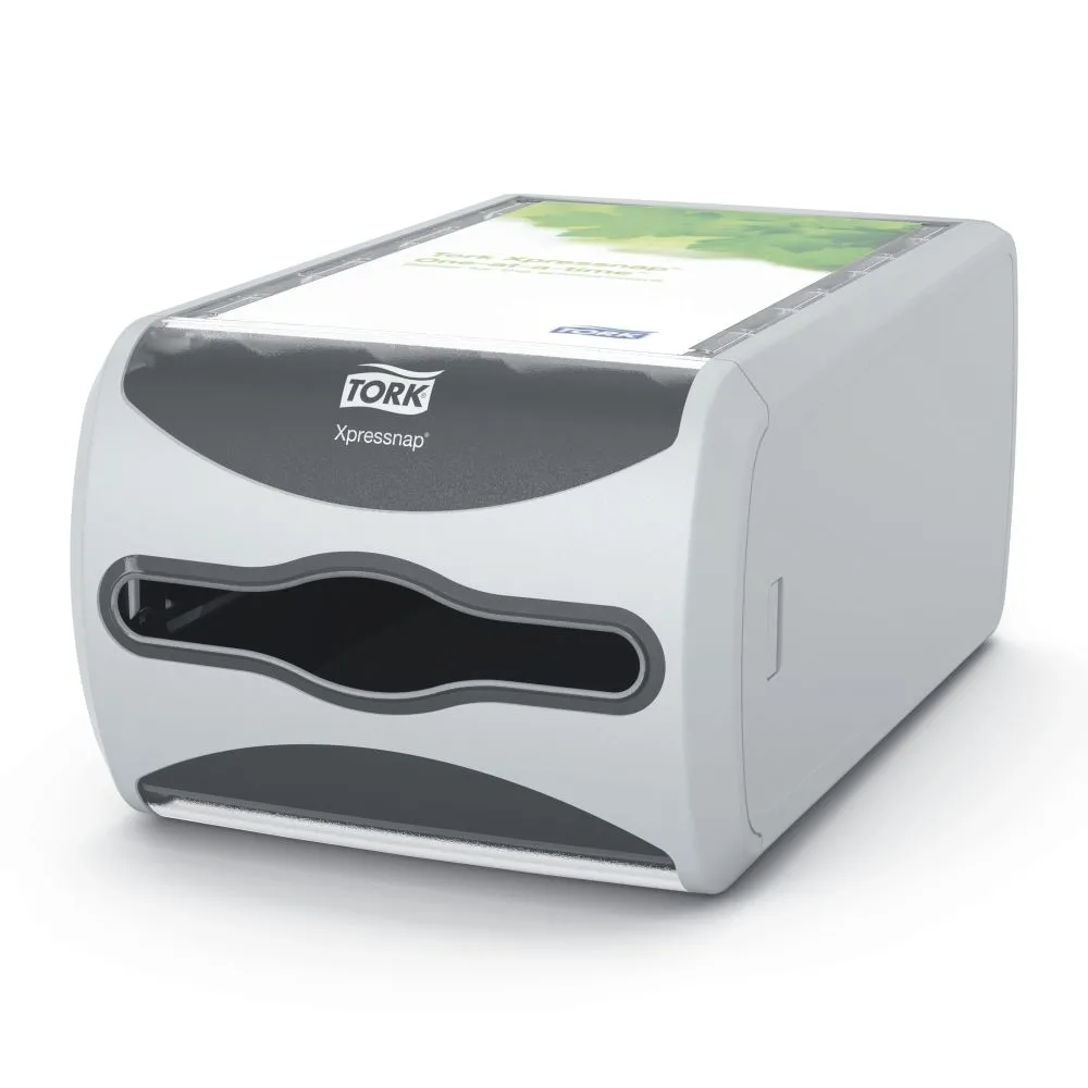 Tork Light Grey Xpressnap Counter N4 Napkin Dispenser