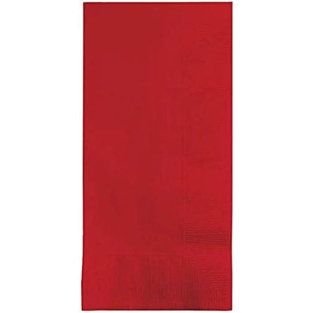 Dinner Napkin Red 40/2 8 Fold X 2000
