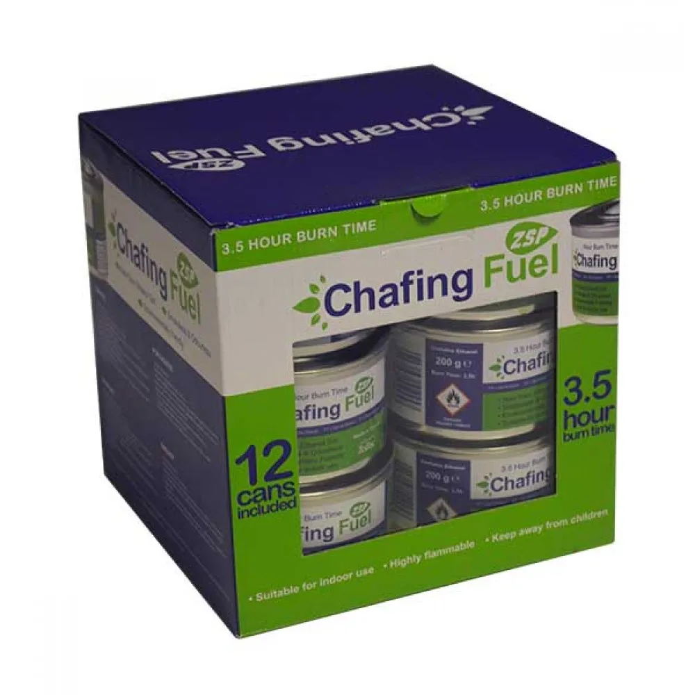 Chafing Gel Ethanol Fuel 3.5hr X 12