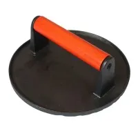 Cast Iron Burger/bacon Press 18x6cm