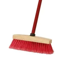 Soft Red 11'' Brush With Handle