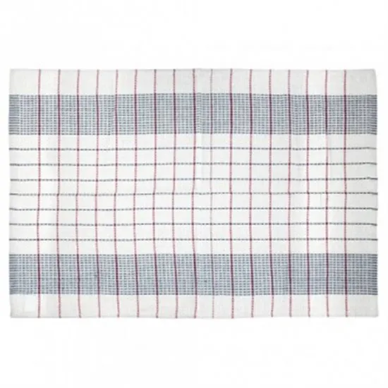 White Multistripe Heavy Teatowel  X12 (copy Glass Cloth)