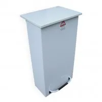 Fire Retardant Bin Lrg White 87ltr