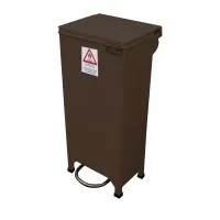 Fire Retardant Bin Med Brown 50ltr