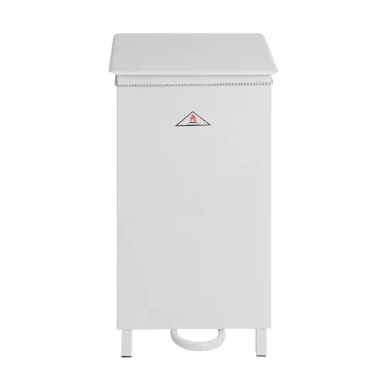 Fire Retardant Bin Med White 50 Lt