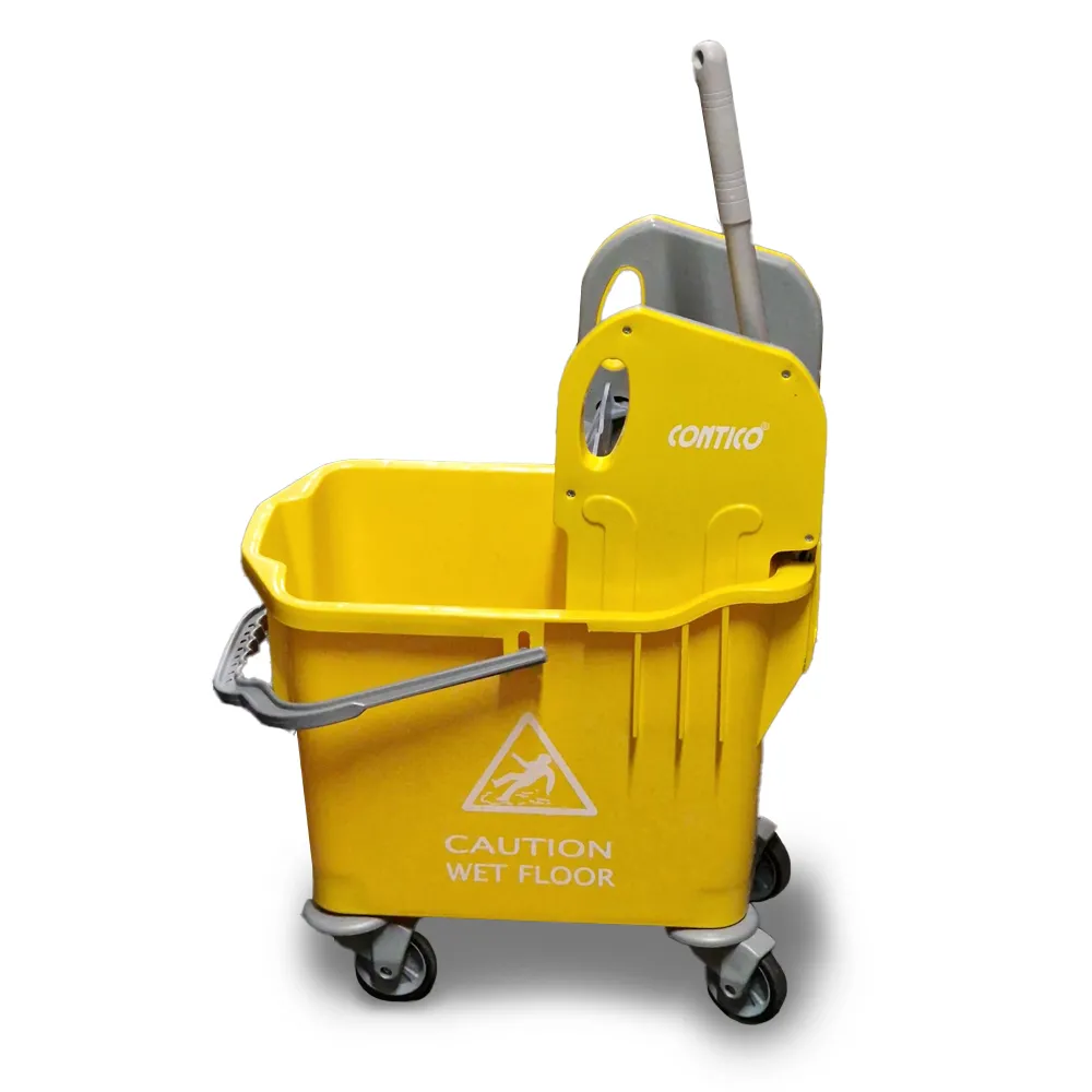 Mop Bucket & Wringer Yellow 25 L