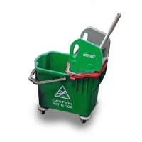 Mop Bucket & Wringer Green 25 L